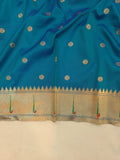 Hamsa Single Muniya Paithani Saree- MA6 F