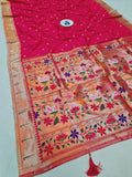 Hamsa Single Muniya Paithani Saree- MA6 J