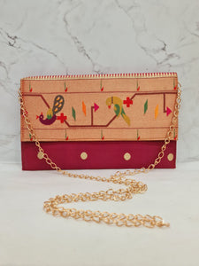 Paithani Purse Double Muniya PR1 FP1  A195