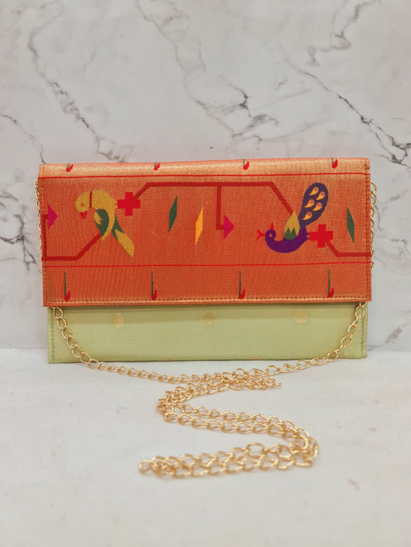 Paithani Purse Double Muniya PR1 FP1  A203