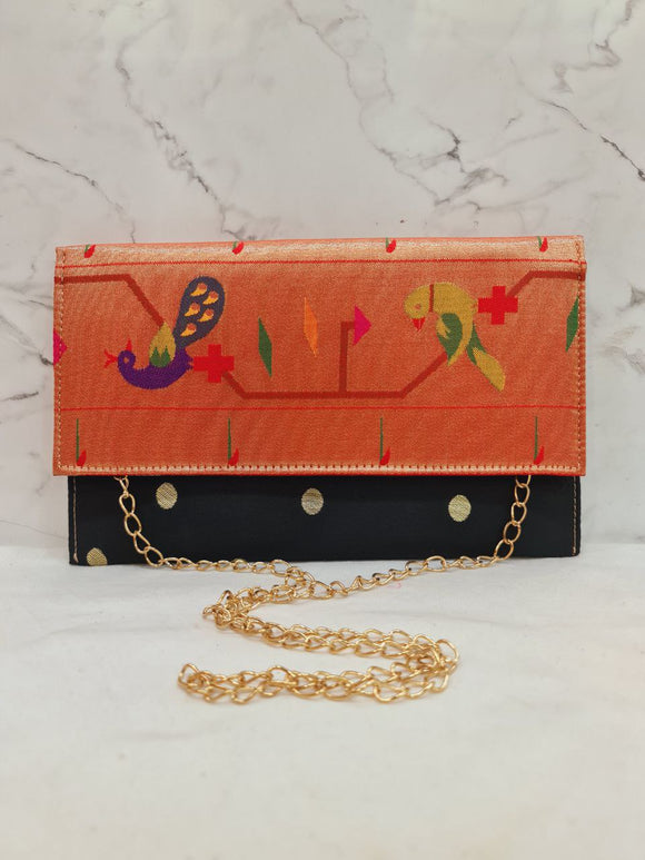 Paithani Purse Double Muniya PR1 FP1  A204