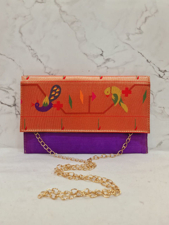 Paithani Purse Double Muniya PR1 FP1  A206