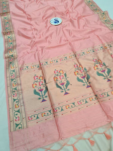 Aswali Art Raw Silk Paithani Saree- MB20 C