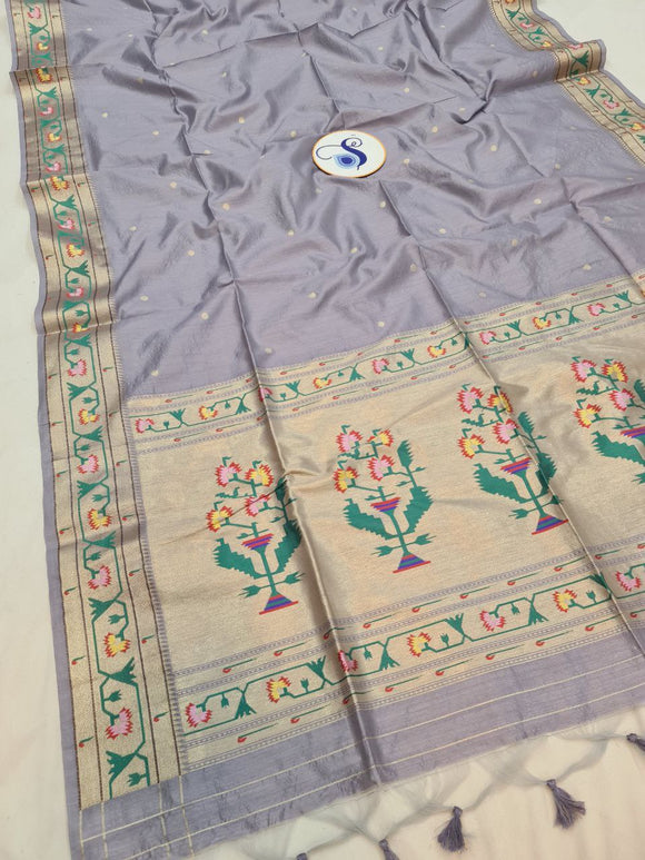 Aswali Art Raw Silk Paithani Saree- MB20 E