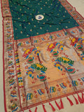 Lotus Border Paithani Saree- VV5 A
