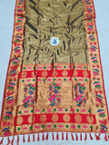 Lotus Border Tissue Paithani Saree- VV4 B