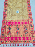 Lotus Border Tissue Paithani Saree- VV4 D