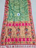 Lotus Border Tissue Paithani Saree- VV4 F
