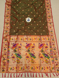 Lotus Border Paithani Saree- VV5 B