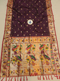 Lotus Border Paithani Saree- VV5 C