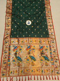 Lotus Border Paithani Saree- VV5 D