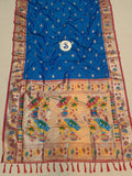 Lotus Border Paithani Saree- VV5 E