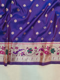 Mor Border Paithani Saree- VV6 C