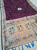 Mor Border Paithani Saree- VV6 E