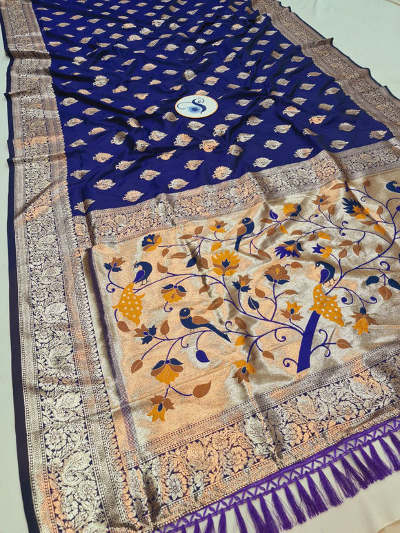 Vibha Border Paithani Saree- VV7 C