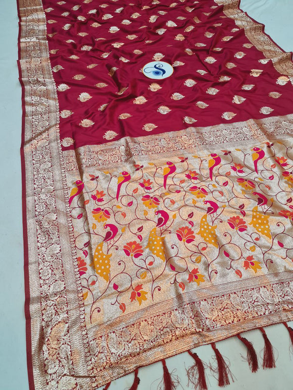 Vibha Border Paithani Saree- VV7 F
