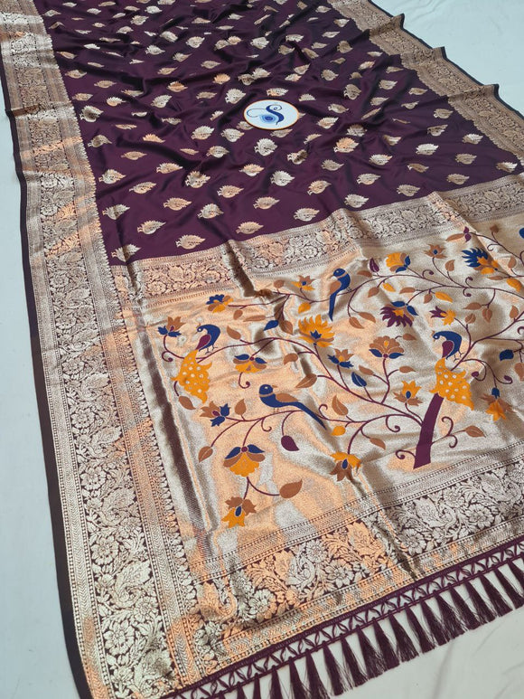 Vibha Border Paithani Saree- VV7 G