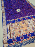 Temple Maharani Paithani Saree- VV8 B