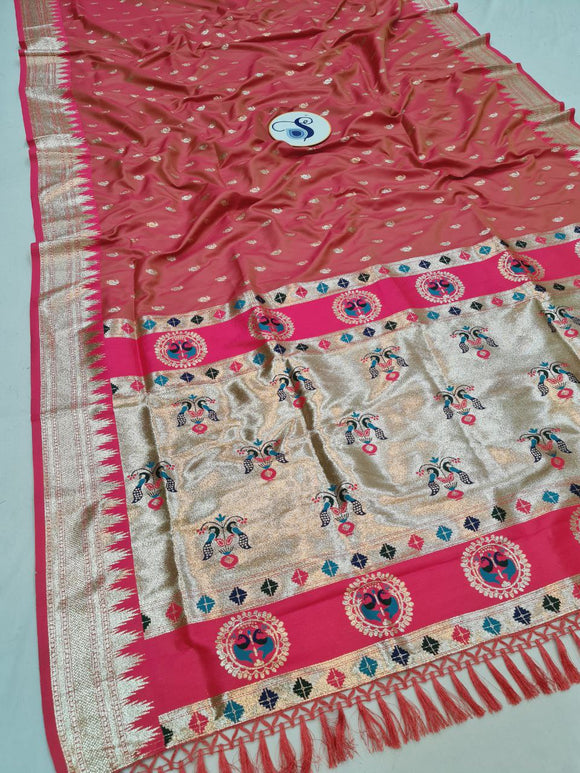 Temple Maharani Paithani Saree- VV8 D