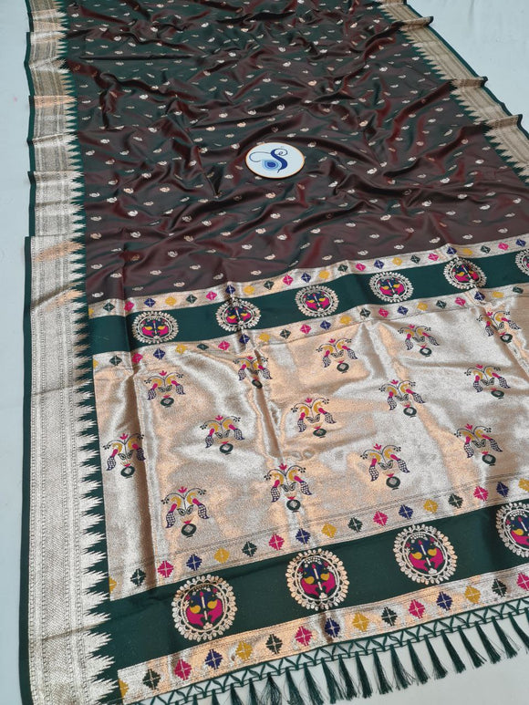 Temple Maharani Paithani Saree- VV8 F