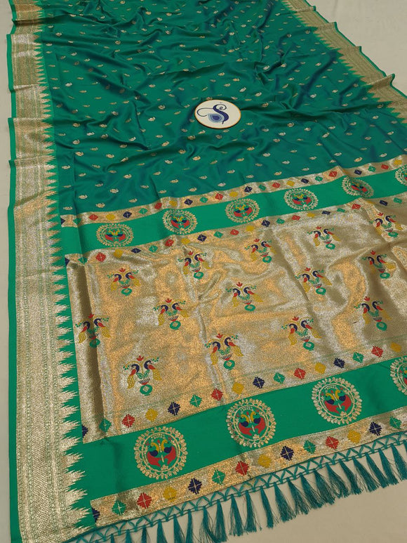 Temple Maharani Paithani Saree- VV8 H
