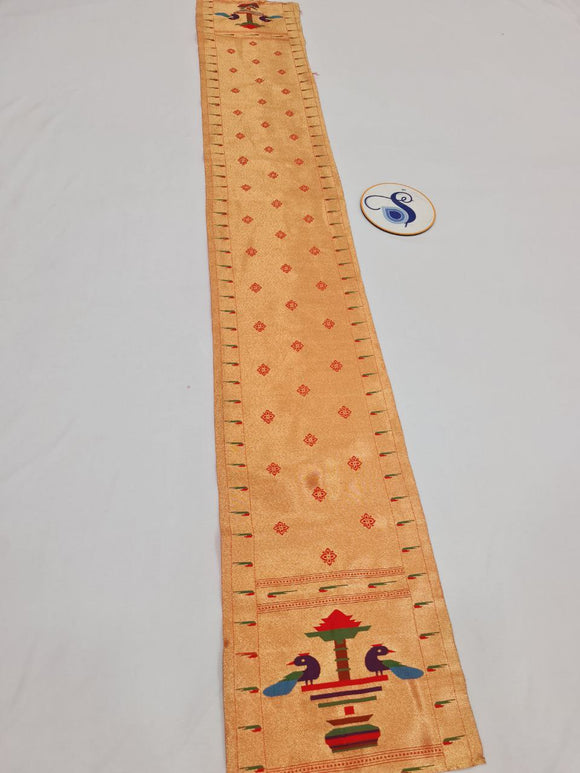 Welcome Paithani Dupatta WB1 G Golden Zari