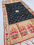 Shankari Paithani Dupatta - Golden Zari Weaving NB35 C