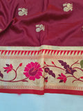 Shankari Paithani Dupatta - Golden Zari Weaving NB35 I