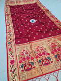 Shankari Paithani Dupatta - Golden Zari Weaving NB35 I