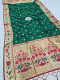 Shankari Paithani Dupatta - Golden Zari Weaving NB35 E