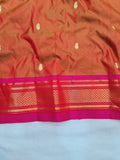 Double Pallu Paithani - 100 % Pure Silk Handloom Saree DPP1 A112