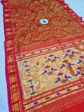Double Pallu Paithani - 100 % Pure Silk Handloom Saree DPP1 A112