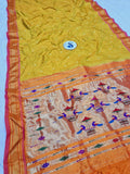 Double Pallu Paithani - 100 % Pure Silk Handloom Saree DPP1 A113
