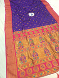 Maharani kadiyal Semi Paithani Saree- MA2 I