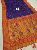 Maharani kadiyal Semi Paithani Saree- MA2 J