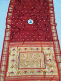 Tawa pallu Paithani - 100 % Natural Silk & Handmade saree