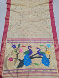Single Muniya Pure Paithani Saree- 100 % Pure Silk & Handwoen SMP 1