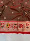 Lotus Border Paithani Saree- VV5 H