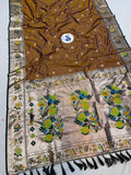 Lotus Border Paithani Saree- VV5 I