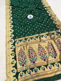 Mayura Semi Paithani Saree-  MK13 J