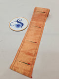 Single Muniya Border - Pure Silk & Zari weaving 1M - 100% Handwoven