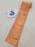 Single Muniya Border - Pure Silk & Zari weaving 1M - 100% Handwoven