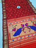 Fancy pallu Paithani - 100 % Natural Silk & Handmade saree  FPP1 A26