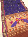 Fancy pallu Paithani - 100 % Natural Silk & Handmade saree  FPP1 A27