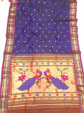 Fancy pallu Paithani - 100 % Natural Silk & Handmade saree  FPP1 A27