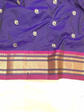 Fancy pallu Paithani - 100 % Natural Silk & Handmade saree  FPP1 A27