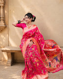 Hemashuka Allover Paithani Saree by Shankari Paithani- NB61 A
