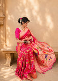 Hemashuka Allover Paithani Saree by Shankari Paithani- NB61 A
