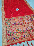 Hamsa Single Muniya Paithani Saree- MA6 K