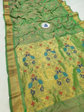 Pure Silk Kadiyal Paithani - Powerloom SLV6 B